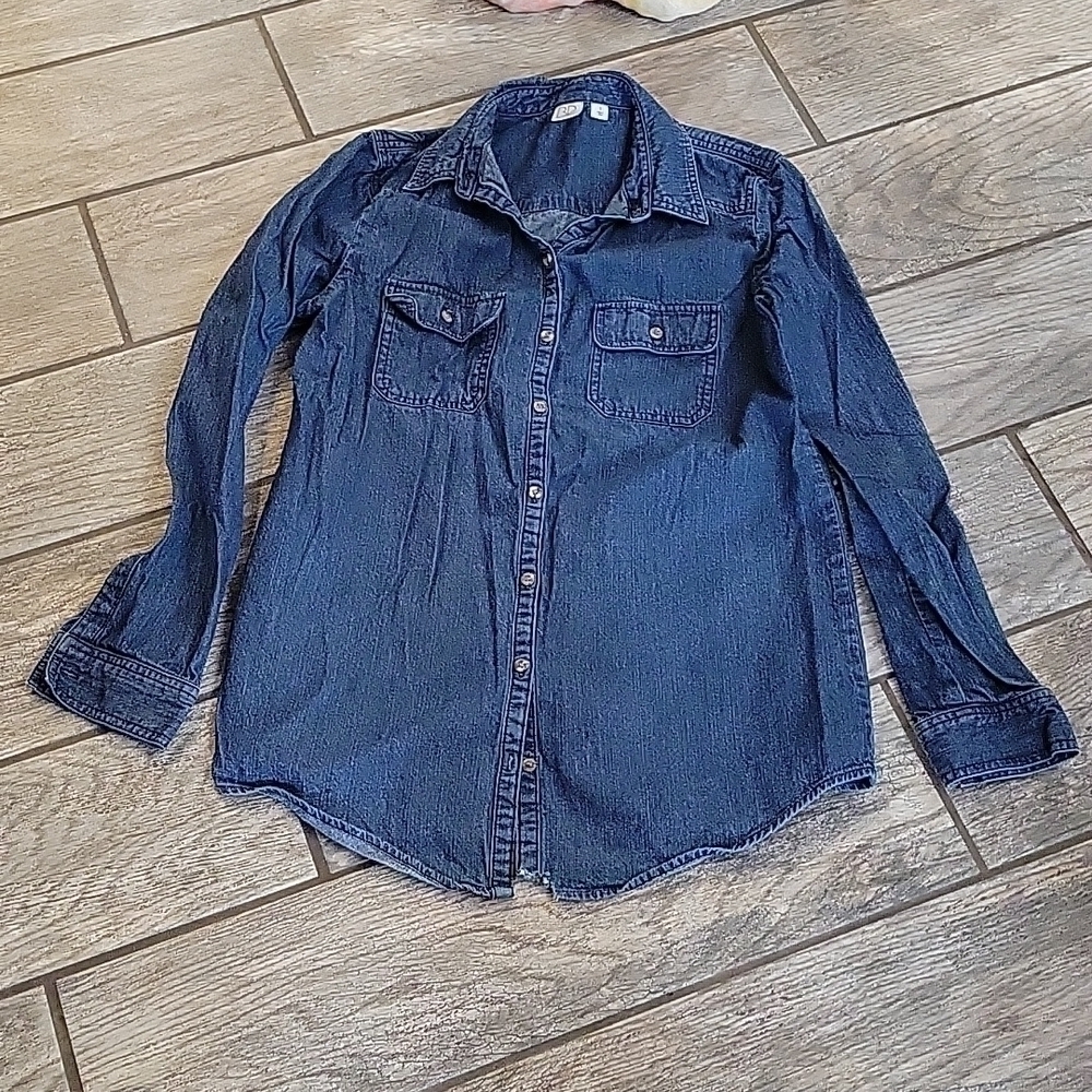 Womens Denim Shirt Size Small